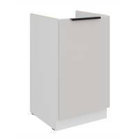 Szafka kuchenna pod zlew 50 cm kaszmir + biały CAROL 50 ZL 1F